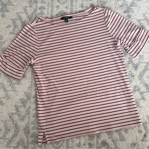Ralph Lauren Pink Striped Top